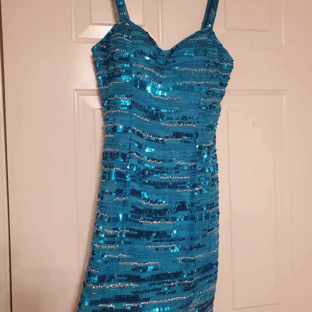 NWOT Scala Sequined Dress L